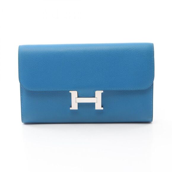 Hermes Constance Long Evercolor Long Wallet - Picture 1 of 10